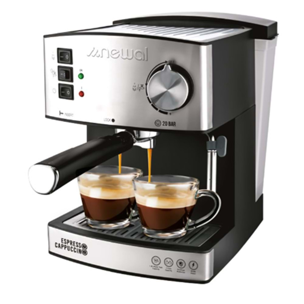 Newal COF3870 Espresso Kahve Makinesi 20 Bar