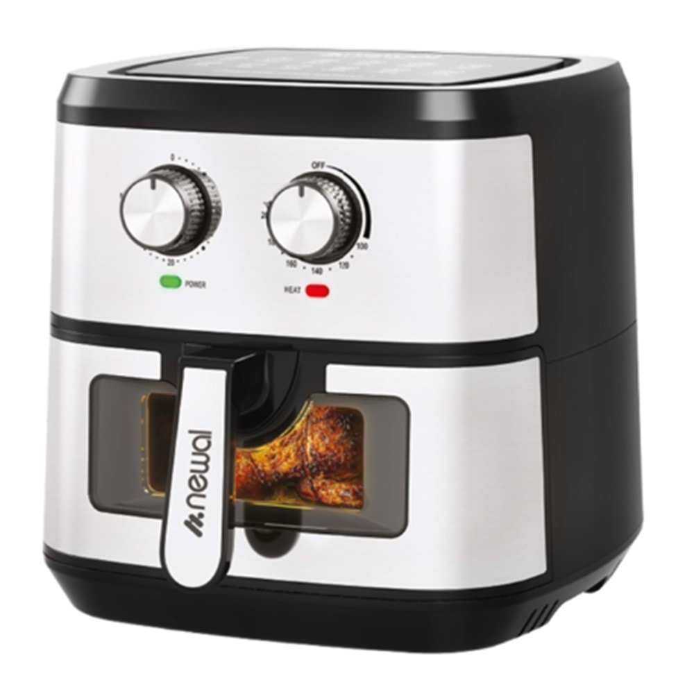 Newal FRY5118 7.5 Lt. Airfryer Pencereli