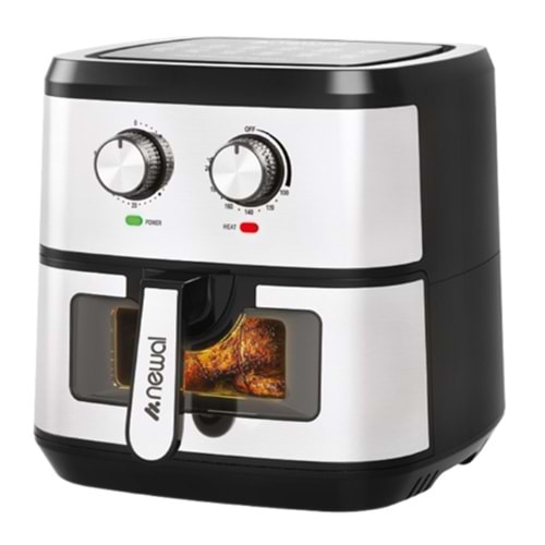 Newal FRY5118 7.5 Lt. Airfryer Pencereli